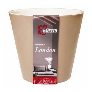 Горшок для цветов "London" 3.3 л (молочный шоколад)