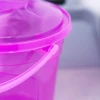 Прозрачное ведро с крышкой 10 л (Микс)