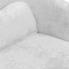 Кресло отдыха "Комфорт-5" Высокая спинка (PLUSH WHITE ONYX, Бесцветный Лак)