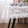 YL-093E Клеенка EASY LACE ажурная ПВХ белый (1м.)