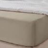 80349464 простынь на резинке 90*200 NATTJASMIN темно-бежевый