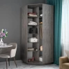 Угловой шкаф "Экспресс" 900х900х2400 Бетон
