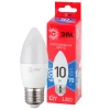 Лампы СВЕТОДИОДНЫЕ ЭКО LED B35-10W-865-E27 R  ЭРА (диод, свеча, 10Вт, хол, E27) 5796
