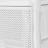 Комод Keeplex Ajur с ящиками на колесиках четырехсекционный компакт 37х30х73см белое облако