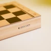 Шашки 24 см (доска дерево,фигуры дерево,без магнита, в плёнке) (Арт. AN03235)