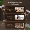 Стул "ЛИВОРНО" (без ткани, корпус-водный лак, спинка,сиденье -белый)