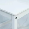 Столовый комплект 1+4 стульев мод "Ladder Back" белый