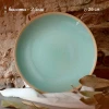 Тарелка обеденная Stone green TRC030