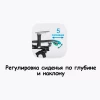 Кресло МЕТТА Y 4DF B2-5D - Mesh(YM93) /Kc00/Nc00/D04P/H2cL-3D (MSS3.1Alc/M06.B35.G11.W04) (Черный)