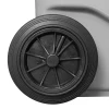 Бак мусорный 280 л с крышкой, на колёсах