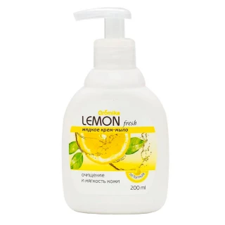 Крем-мыло "AROMIKA" с дозатором, Lemon fresh, 200 мл.